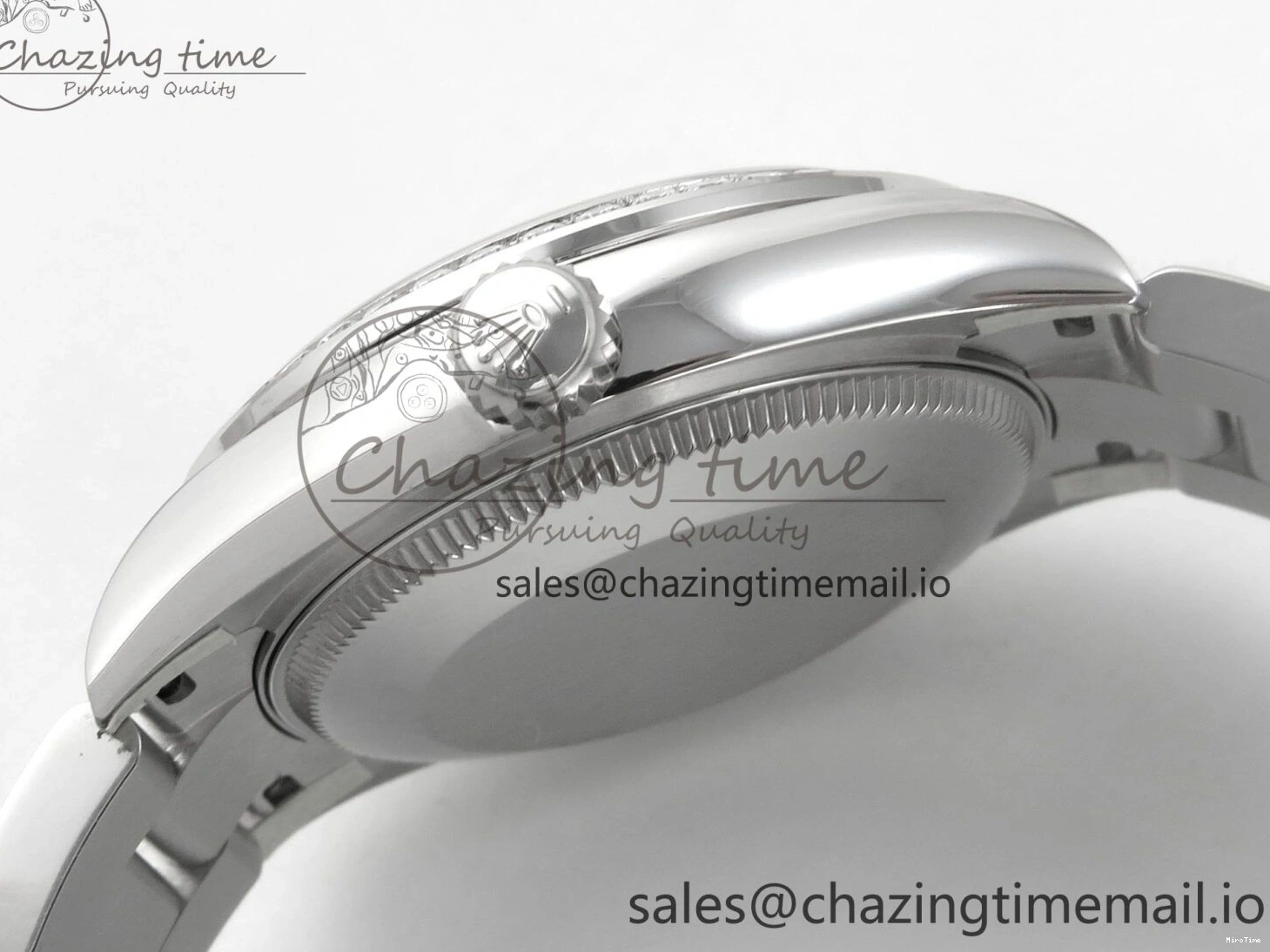 MiroTime 0118 SmoothTexture DateJust 31 278274 THBF 1:1 Best Edition 904L Steel Brown Roman Dial Diamonds Bezel on SS Oyster Bracelet HZ Cal. 26